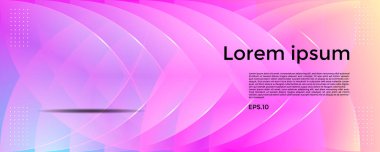 Web sitesi tasarım şablonu için renkli geometrik arkaplan