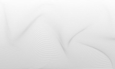 Gri çizgili dinamik dalga dokusu konsept vektör arkaplan şablonu