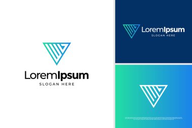 Yaratıcı harf W ve B muhasebe logosu tasarımı. İş logosu tasarım şablonu