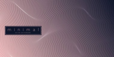 Soyut noktalar dalga arkaplanı. Mavi, lacivert, çivit mavisi ve pembe, gül renginde dalgalar. Çağdaş tarz grafikleri. Sunum, afiş, kapak, web, broşür, kart, poster, duvar kağıdı