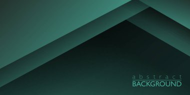 Soyut lüks koyu turkuaz şablon tasarımı. Çağdaş tarz grafikleri. Sunum, pankart, kapak, web, el ilanı, kart, poster, duvar kağıdı, doku, slayt, sosyal medya için vektör ilüstrasyonu