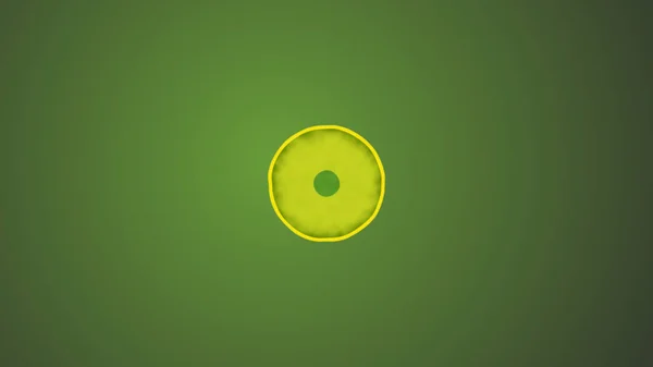 Illustratie Van Green Color Biology Cell — Stockfoto