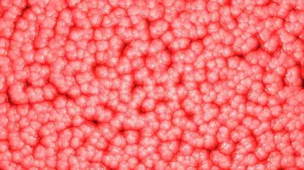 Células Tejidos Grasos Orgánicos Abstractos Rojo —  Fotos de Stock
