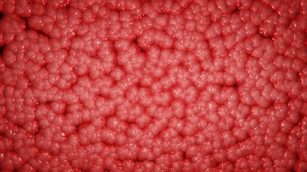 Abstraktní Organické Tukové Buňky Tkáně Tmavě Červené — Stock fotografie