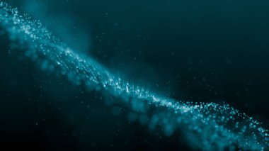 Parlak Parçacıkların Soyut Dalgası