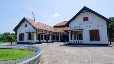 Tarihi Bina, Muntok City 'deki Misafir Evi, Batı Bangka, Endonezya
