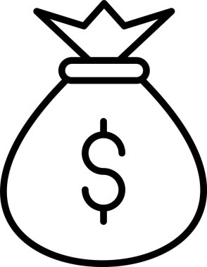 Para Torbası Simgesi Sanatı