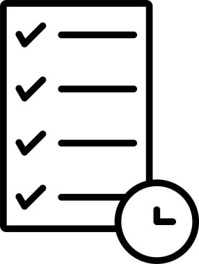 Bekleyen Görevler Simgesi Sanatı