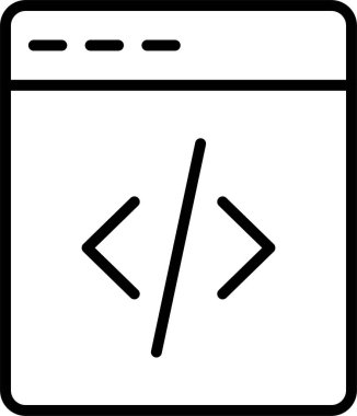 Web Kodlama Simgesi Sanatı