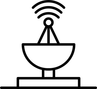 Uydu Tabağı Simgesi Sanatı