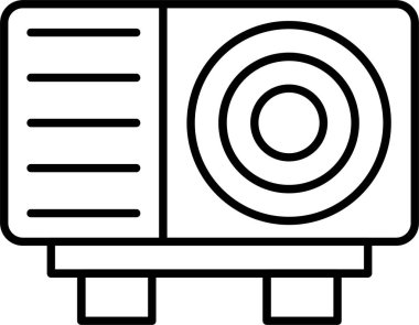 Projektör Simgesi Sanatı