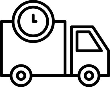 Teslimat Zamanı Simgesi Sanatı