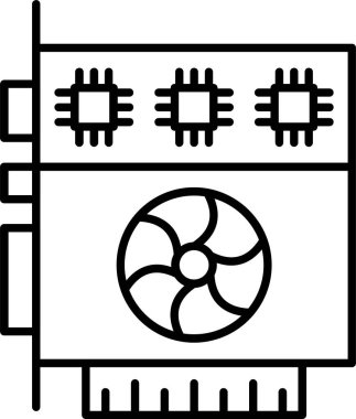 Grafik Kart Simgesi Sanatı