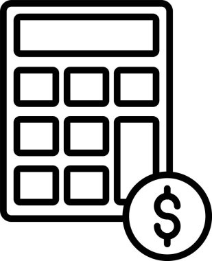 Hesap Makinesi Simgesi Sanatı