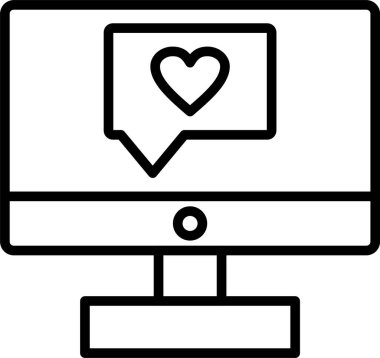 Aşk İleti Simgesi Sanatı