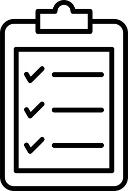 Kontrol Listesi Simgesi Sanatı