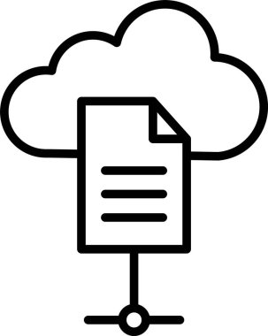 Bulut Depolama Simgesi Sanatı