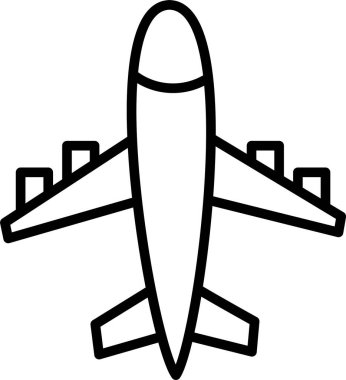 Uçak Simgesi Sanatı