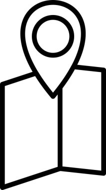 Harita Konumu Simgesi Sanatı