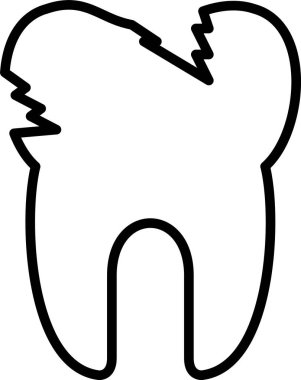 Kırık Diş Simgesi Sanatı