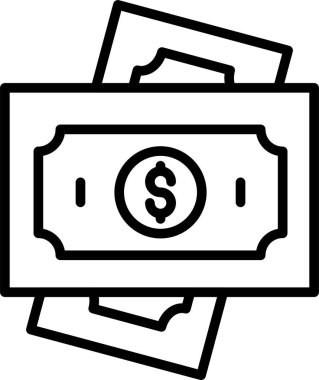 Dolar Defteri Simgesi Sanatı