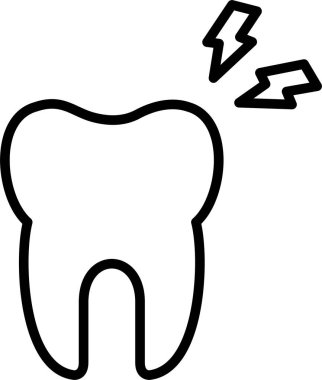 Diş Ağrısı Simgesi Sanatı
