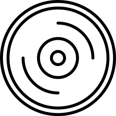 Lp Disk Simgesi Sanatı