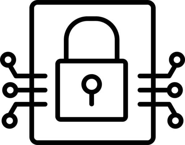 Şifrelenmiş Veri Simgesi Sanatı