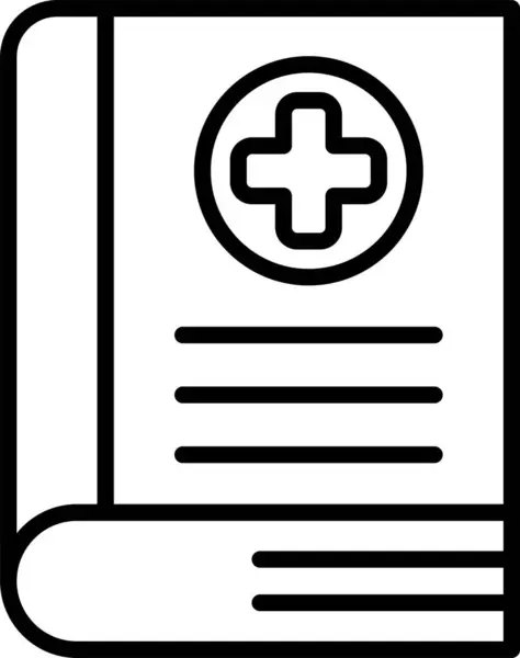 Tıbbi Kitap Simgesi Sanatı