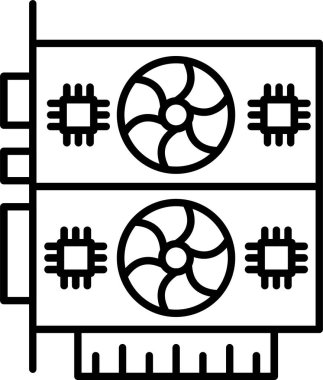 Grafik Kart Simgesi Sanatı