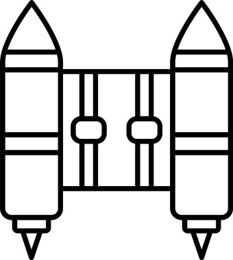 Jet Pack Simgesi Sanatı