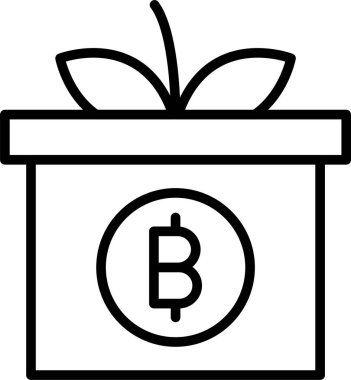 Hediye Kutusu Simgesi Sanatı