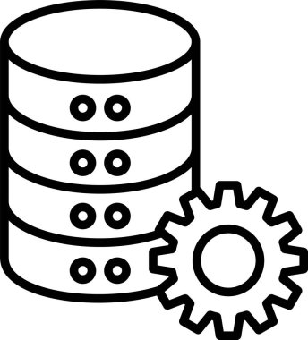 Veritabanı Yönetimi Simgesi Sanatı