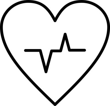 Kalp Atışı Simgesi Sanatı
