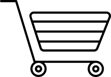 Alışveriş Arabası Simgesi Sanatı