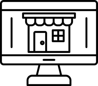 Çevrimiçi Depolama Simgesi Sanatı