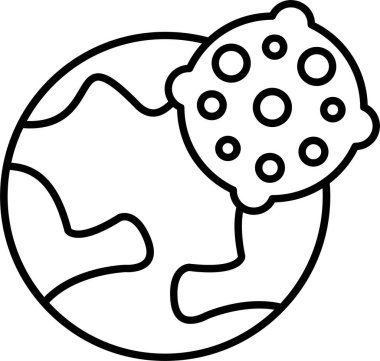 Asteroid Simgesi Sanatı