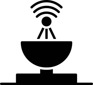 Uydu Tabağı Simgesi Sanatı