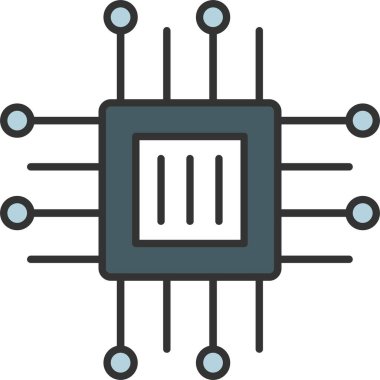 İşlemci Simgesi Sanatı