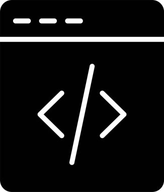Web Kodlama Simgesi Sanatı
