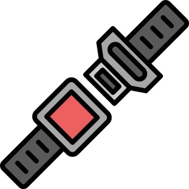 Emniyet kemeri simgesi sanatı