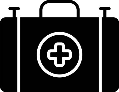 İlk Yardım Çantası Simgesi Sanatı