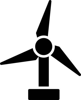 Rüzgar Türbini Simgesi Sanatı