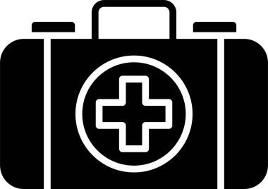 İlk Yardım Çantası Simgesi Sanatı