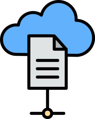 Bulut Depolama Simgesi Sanatı