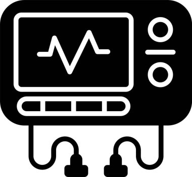 Ecg Okuma Simgesi Sanatı