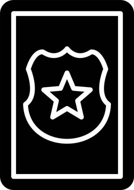 Polis Kalkanı Simgesi Sanatı