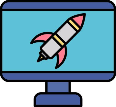 Canlı Yayın Simgesi Sanatı