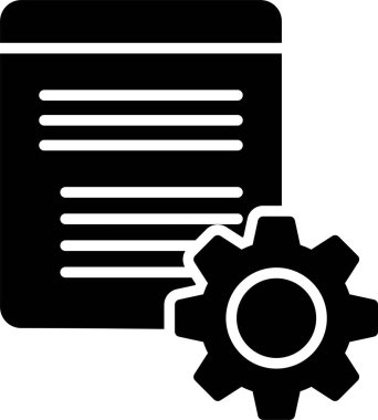 İçerik Yönetimi Simgesi Sanatı