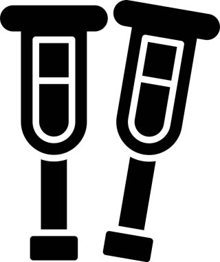 Koltuk değneği Simgesi Sanatı